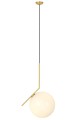 Lampa wisząca HALM 30 - mosiądz, szkło King Home MD10563-1-300T