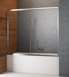 Radaway 209115-01-01 Vesta DWJ zabudowa nawannowa- drzwi przesuwne pojedyńcze 1500mm, szkło przejrzyste