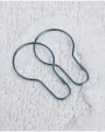 Hooks- kółka do zasłon metalowe- 12szt. 252020204 sealskin