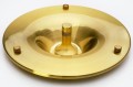 Lampa biurkowa ARTE biało-złota - aluminium, szkło King Home MT21409-3-350