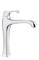 Emmevi Rubinetterie Ares bateria umywalkowa wysoka z korkiem ClickClack 76006CR