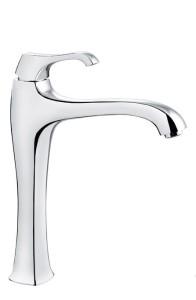 Emmevi Rubinetterie Ares bateria umywalkowa wysoka z korkiem ClickClack 76006CR