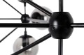Lampa wisząca PLANETARIO 15 czarna - klosze dymione King Home MD10230-15