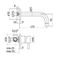 Paffoni STICK bateria umywalkowa podtynkowa SK006CR70