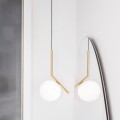 Lampa wisząca HALM 30 - mosiądz, szkło King Home MD10563-1-300T
