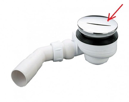 Radaway kapa do syfonu chrom TB90