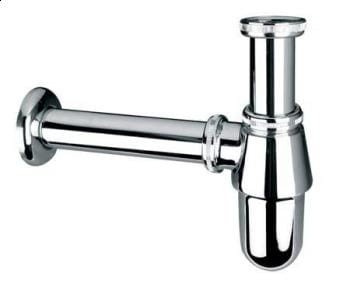 McAlpine 200CB Syfon umywalkowy butelkowy 1.1/4x32mm wykonany z mosiądzu pokryty warstwą chromu bez spustu
