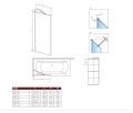 Radaway Modo New Black PNJ Factory 800x1500mm parawan nawannowy jednoczęściowy, szkło przejrzyste. Dostawa gratis!