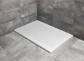 Radaway TEOS F 100×90 biały brodzik kwadratowy z konglomeratu marmurowego HTF10090-04