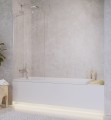 Radaway Idea PNJ 60 parawan nawannowy jednoczęściowy, szkło przejrzyste, 10001060-01-01