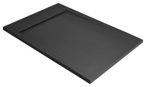 Radaway TEOS F 210×90 antracytowy brodzik prostokątny z konglomeratu marmurowego HTF21090-64