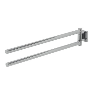 Tiger Dock dwuramienny wieszak na ręczniki chromowany 1323730346