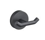 Gedy 2326 Eros haczyk podwójny czarny mat