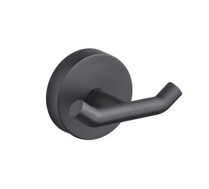 Gedy 2326 Eros haczyk podwójny czarny mat