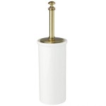 Allpe Harmony HA120BR szczotka do wc stojąca ceramiczna brąz