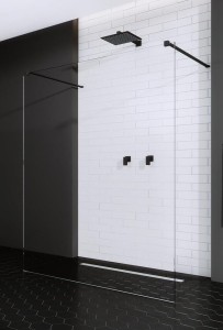 Radaway Modo X Black I kabina walk-in 1400x2000 388344-54-01