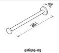 GEESA NEMOX STAINLESS STEEL COLLECTION 916519-05 wieszak na ręcznik jednoramienny