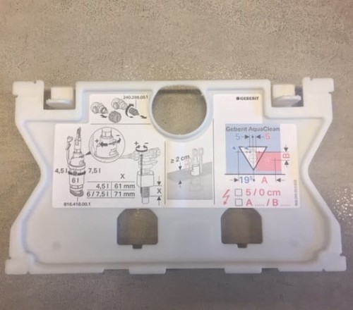 Geberit 241.824.00.1 Płytka ochronna