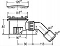 Viega 364786 Tempoplex komplet odpływowy 6956EX
