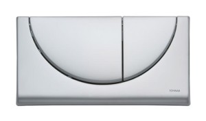 LIV/SCHWAB przycisk spłukujący VIVA Duo Matowy chrom 227602