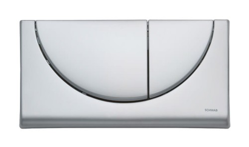 LIV/SCHWAB Viva Duo 227602 Przycisk do spłukiwania dwudzielnego chrom matowy