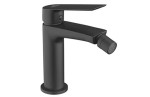 DEMM Rubinetterie Sleek bateria bidetowa z korkiem klik-klak czarny mat 9920/CZAR
