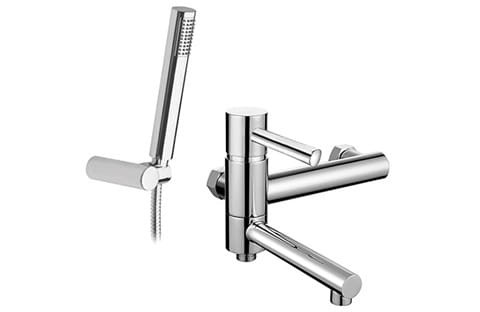 DEMM Rubinetterie Spike bateria wannowa kompletna chrom 6800