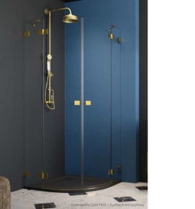 Radaway Essenza Pro Gold PDD część lewa 100cm 10095100-09-01L do kompletowania z częścią prawą
