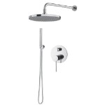 DEMM Rubinetterie Spike zestaw natryskowy podtynkowy chrom 68ZES25