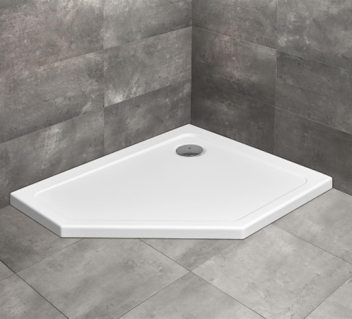 Radaway DOROS PT E 100x90 prawy brodzik pięciokątny SDRPT1090-01R