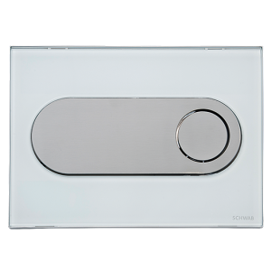 LIV/SCHWAB 256720 CIRCLE przycisk spłukujący szkło - biały