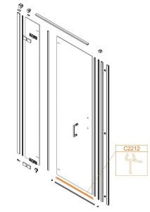 Sanplast 660-C2212 uszczelka okapowa 