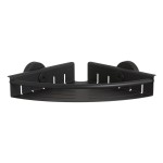 Tiger Boston Black 304830746 Półka narożna stalowa czarna