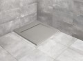 Radaway TEOS C cemento 100x100 brodzik kwadratowy z konglomeratu marmurowego HTC100100-74