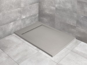 Radaway TEOS F 210×100 cemento brodzik prostokątny z konglomeratu marmurowego HTF210100-74