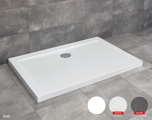 Radaway Doros D Stone White 1300x900x50x12 brodzik kwadratowy do montażu na podłodze SDRD1390-01-04S