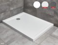Radaway Doros F Stone White 900x700x55x12 brodzik kwadratowy do montażu na podłodze SDRF9070-01-04S