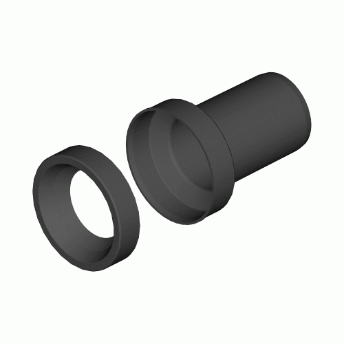 LIV 195809 Rura odpływowa ø 90 x 260 mm do spłuczek podtynkowych