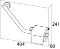Tiger 299120946 uchwyt kątowy z pojemnikiem na papier lewy Boston Comfort Safety stal nierdzewna szczotkowana.jpg