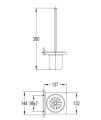 5902539820942 Omnires Darling DA70620GL szczotka do WC, wisząca złota.jpg