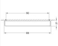Omnires Darling DA70216GL wieszak na ręcznik 60cm złoty.jpg