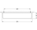 Omnires Darling DA70230GL wieszak na ręcznik 37cm złoty.jpg
