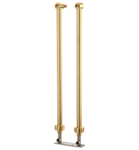 Omnires 8819GL uniwersalne nogi do baterii wannowych i prysznicowych złote