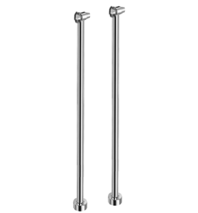 Omnires uniwersalne nogi do baterii wannowych i prysznicowych 8819 chrom