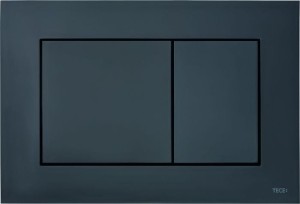 Przycisk 9240407 spłukujący z tworzywa do WC TECEnow 220 x 150 x 5 mm czarny mat