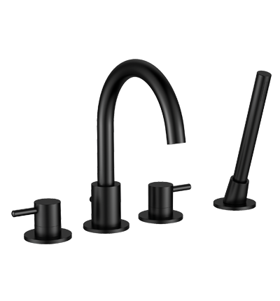 Omnires Y1232BL Y Bateria wannowa, 4-otworowa, czarna.png