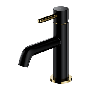 Omnires Y1210NBLGL Y  bateria umywalkowa sztorcowa czarno-złota