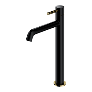 Omnires Y1212BLGL Y bateria umywalkowa wysoka czarno-złota