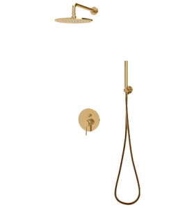 Omnires SYSY19GL Y kompletny łazienkowy system podtynkowy, złoty.