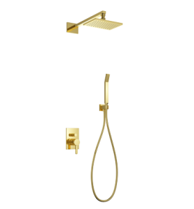 OMNIRES DARLING SYSDA18GL kompletny łazienkowy system podtynkowy, złoty.